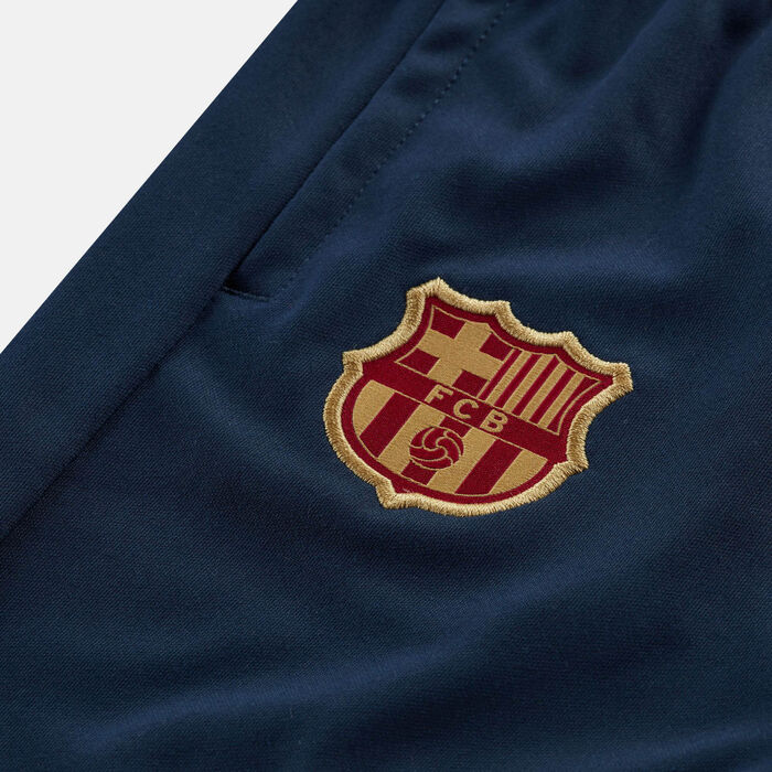 Nike Kids' F.C. Barcelona Academy Pro Knit Football Pants (Younger Kids) Blue image number 2