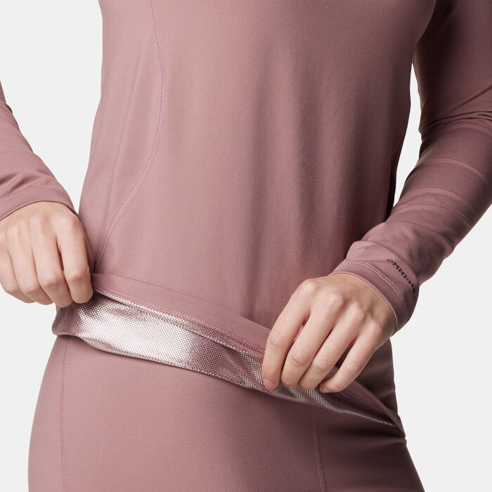 Columbia Women's Midweight Stretch Baselayer Long Sleeve Top Purple Columbia Women's Midweight Stretch Baselayer Long Sleeve Top Purple image number 3