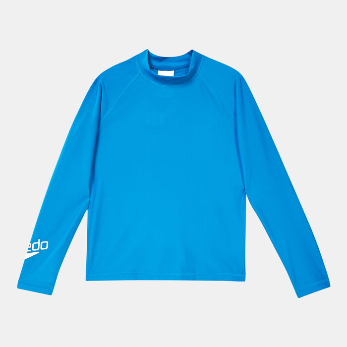 Speedo Kids' Long Sleeve Rashguard Multi Speedo Kids' Long Sleeve Rashguard Multi image number 0
