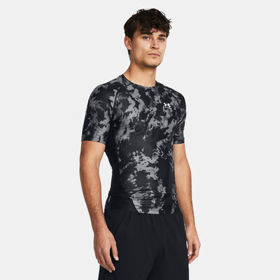 Under Armour Men's HeatGear Iso-Chill Graphic Printed Training T-Shirt Black