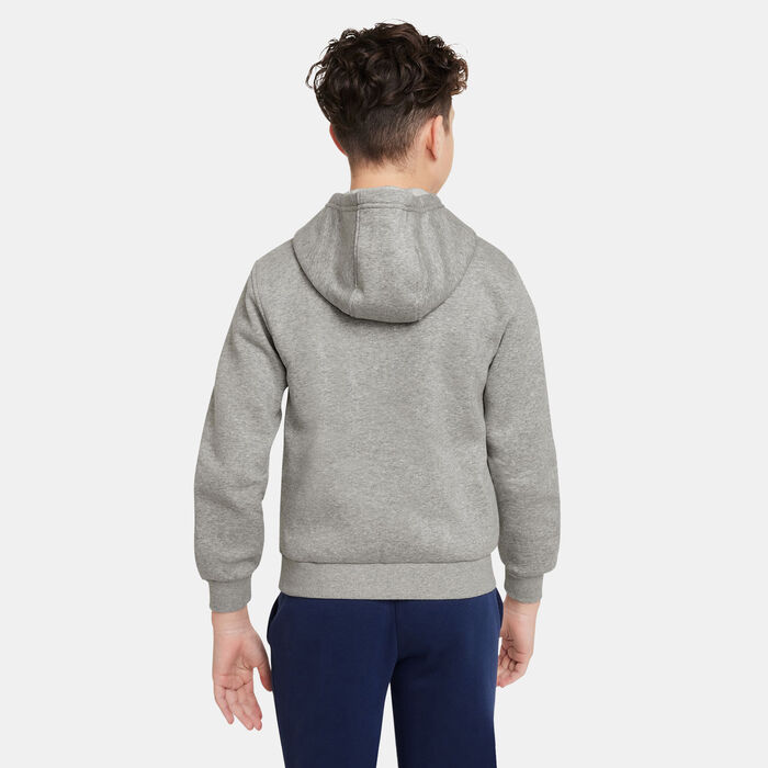 Nike Kids' Sportswear Club Fleece Hoodie Grey Nike Kids' Sportswear Club Fleece Hoodie Grey image number 1