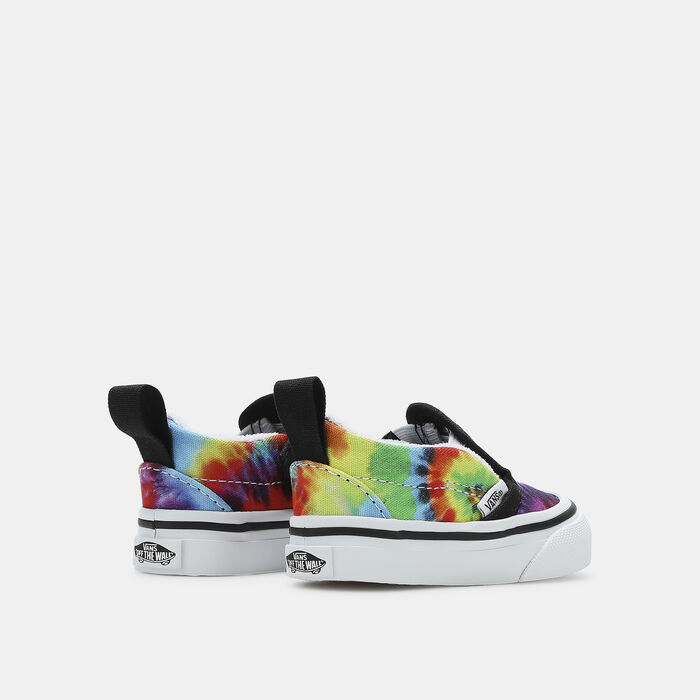 Vans Kids' Spiral Tie Dye Slip-On Velcro Unisex Shoe Green Vans Kids' Spiral Tie Dye Slip-On Velcro Unisex Shoe Green image number 2