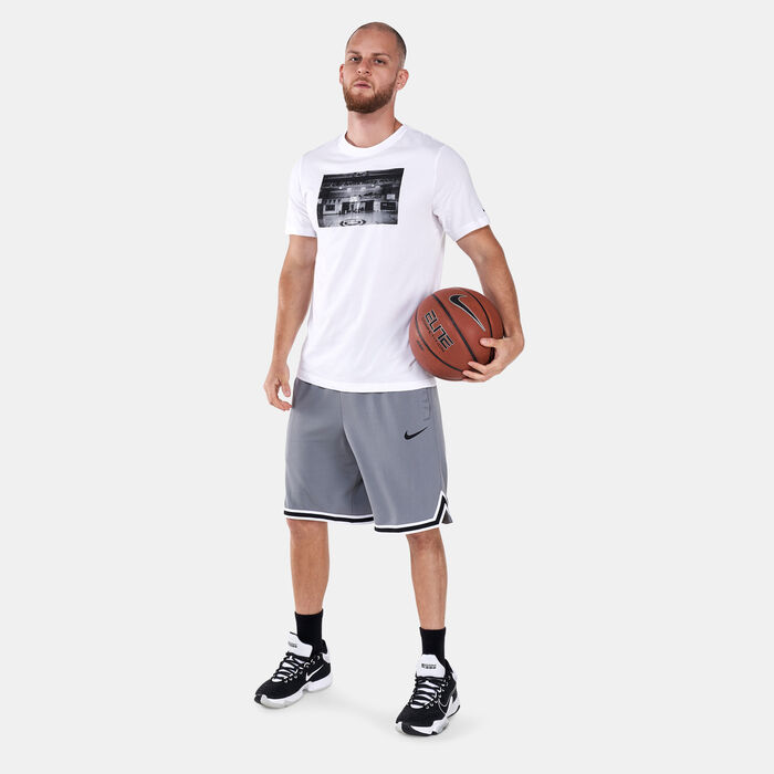 Nike Men's Dri-FIT Photo Basketball T-Shirt White image number 2