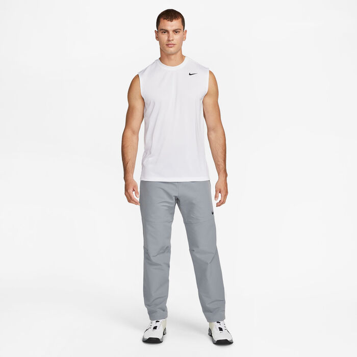 Nike Men's Dri-FIT Legend Sleeveless Training T-Shirt White image number 2