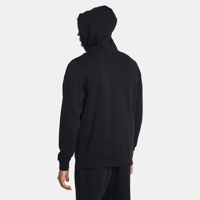 Under Armour Men's Icon Fleece Full-Zip Hoodie Black Under Armour Men's Icon Fleece Full-Zip Hoodie Black image number 1