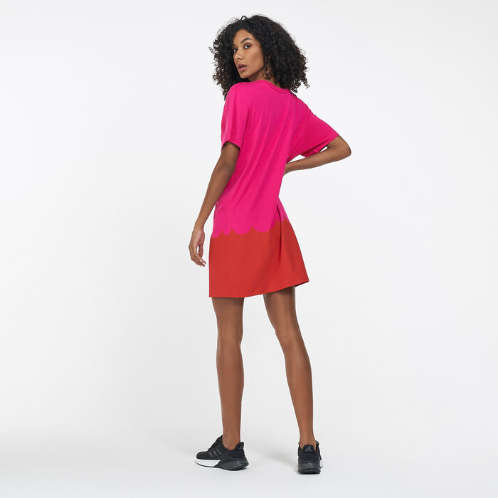 adidas Women's Sportswear Marimekko Dress Pink adidas Women's Sportswear Marimekko Dress Pink image number 1