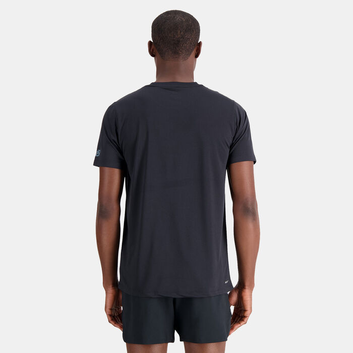 New Balance Men's Tenacity Graphic T-Shirt Black image number 1