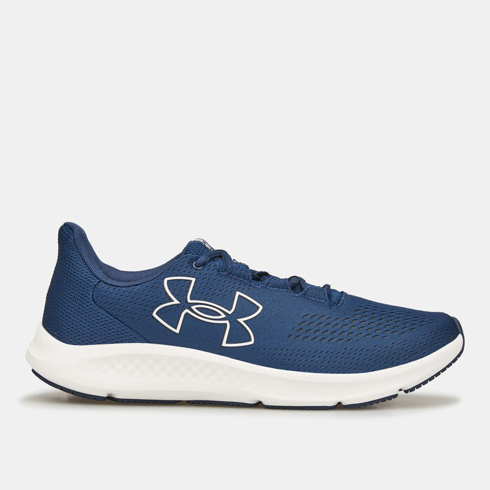 Under Armour Men's Charged Pursuit 3 Big Logo Running Shoes Blue Under Armour Men's Charged Pursuit 3 Big Logo Running Shoes Blue image number 0