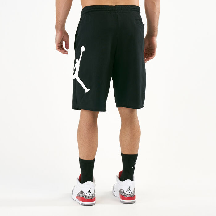 Jordan Men's Air Jumpman Fleece Shorts Black Jordan Men's Air Jumpman Fleece Shorts Black image number 1