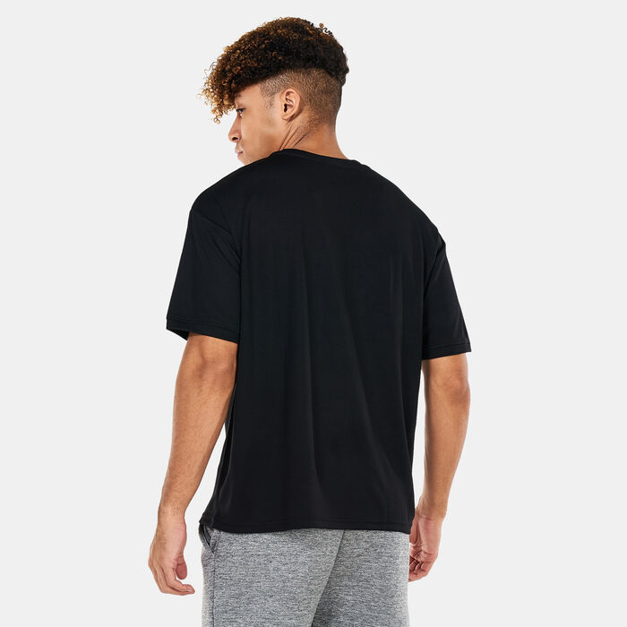 New Era Men's LA Lakers NBA Outline Mesh T-Shirt Black New Era Men's LA Lakers NBA Outline Mesh T-Shirt Black image number 1