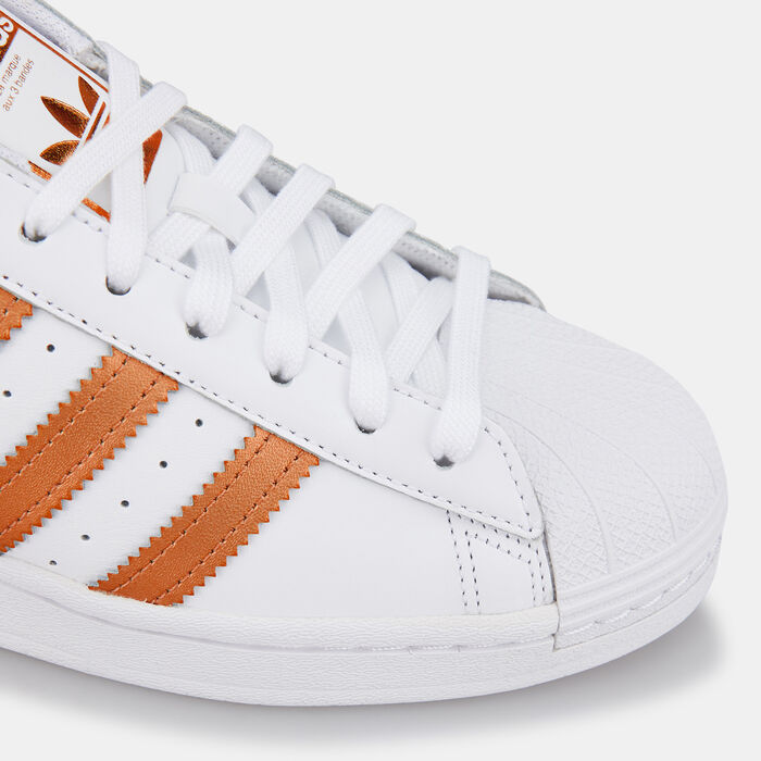 adidas Originals Women's Superstar Shoe White image number 4