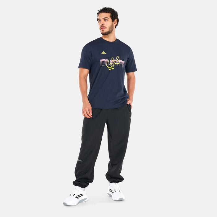 adidas Men's Dubai Graphic T-Shirt Blue adidas Men's Dubai Graphic T-Shirt Blue image number 2