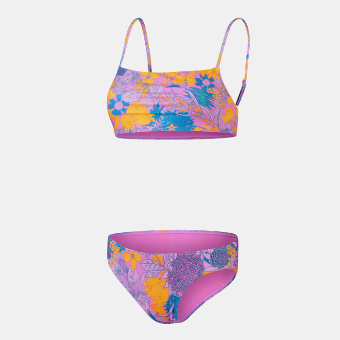 Speedo Women's Printed Thinstrap 2-Piece Bikini Purple image number 0