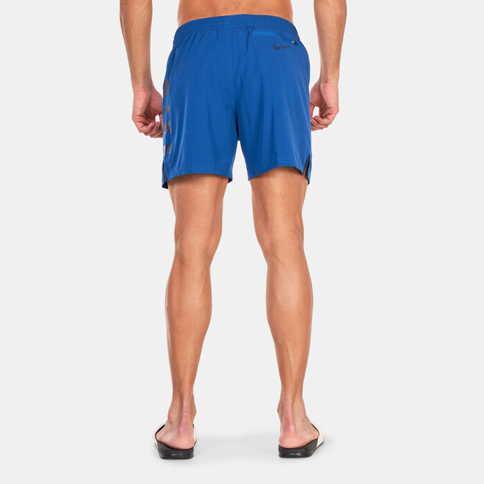 Nike Swim Men's Swim 5-Inch Volley Shorts Blue image number 1