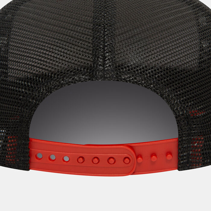 New Era Men's Patch Copper 9FIFTY Trucker Cap Orange New Era Men's Patch Copper 9FIFTY Trucker Cap Orange image number 1