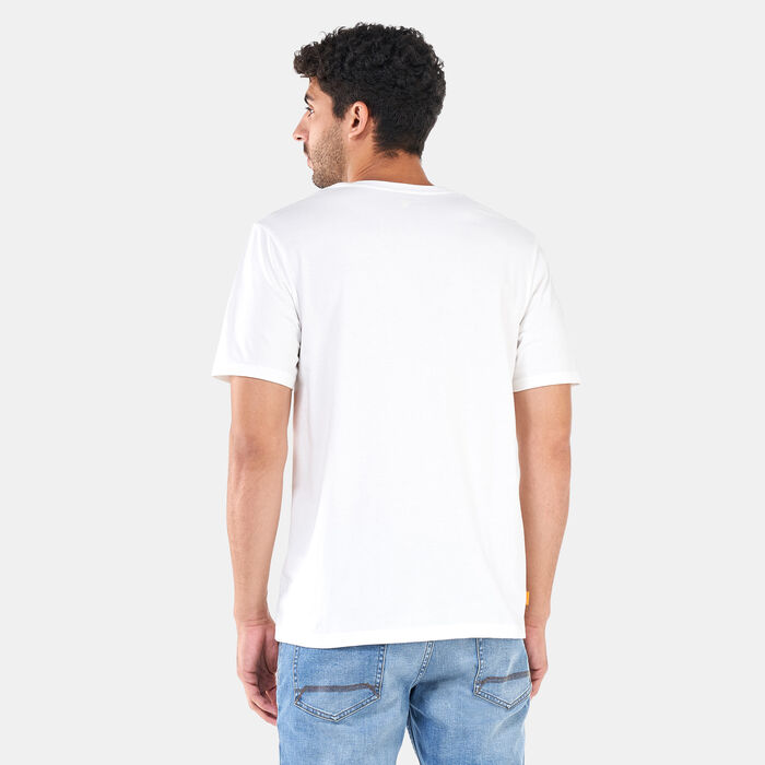 Timberland Men's Seasonal Stack Logo T-Shirt White Timberland Men's Seasonal Stack Logo T-Shirt White image number 1