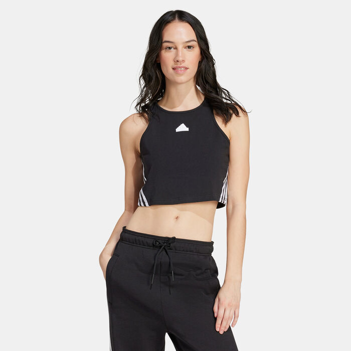 adidas Women's Future Icons 3-Stripes Tank Top Black adidas Women's Future Icons 3-Stripes Tank Top Black image number 0
