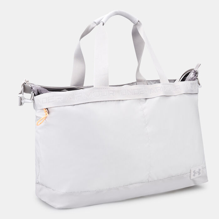 Under Armour Women's Essentials Signature Tote Bag Grey Under Armour Women's Essentials Signature Tote Bag Grey image number 2