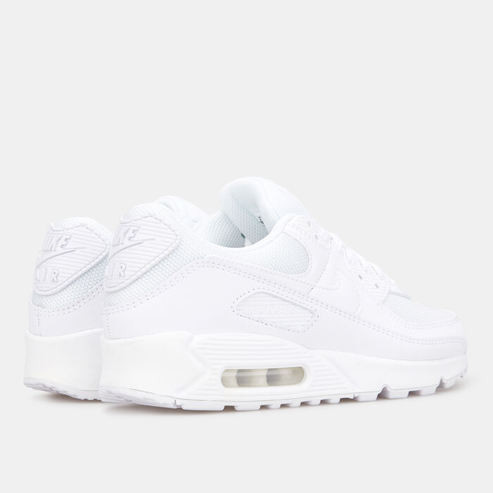 Nike Men's Air Max 90 Shoes White image number 2