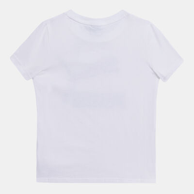 PUMA Kids' Classics Summer Roar Logo T-Shirt White