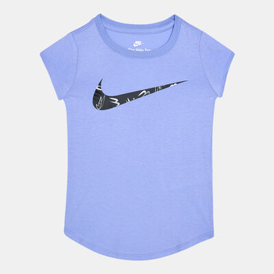 Nike Kids' Swoosh Pairs T-Shirt Purple