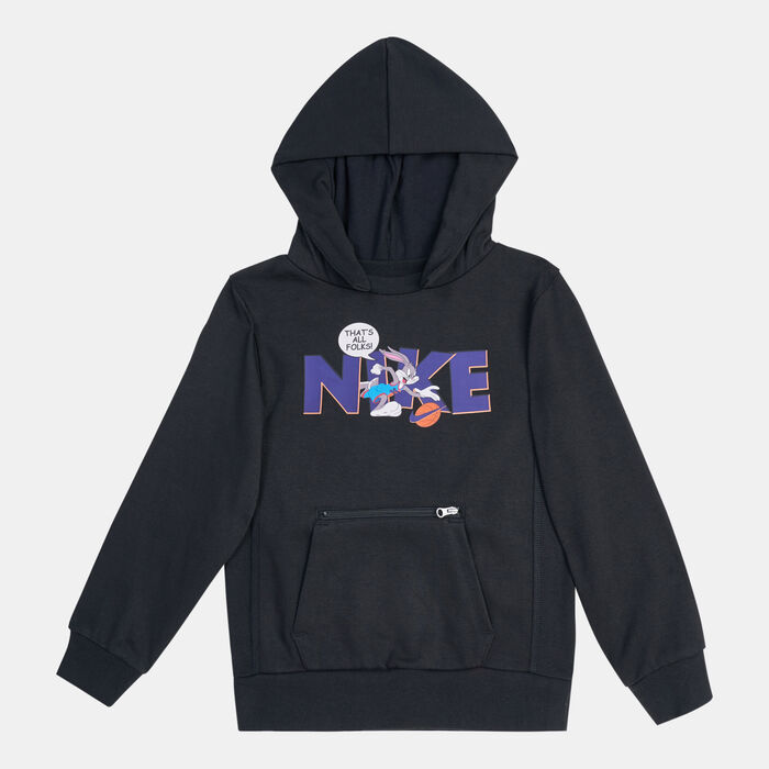 Nike Kids' X Space Jam Dri-FIT Hoodie Grey image number 0