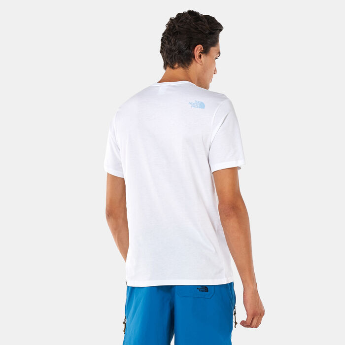 The North Face Men's Graphic T-Shirt White The North Face Men's Graphic T-Shirt White image number 1