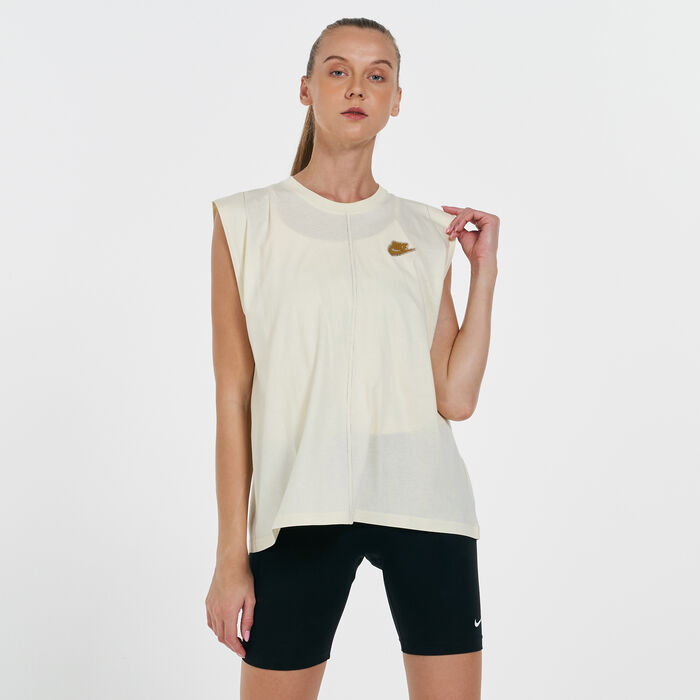 Nike Women's Sportswear Earth Day Tank Top Ivory Nike Women's Sportswear Earth Day Tank Top Ivory image number 0