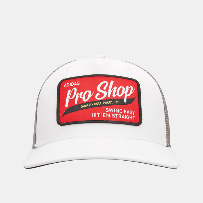 adidas Men's Five-Panel Trucker Cap White image number 0