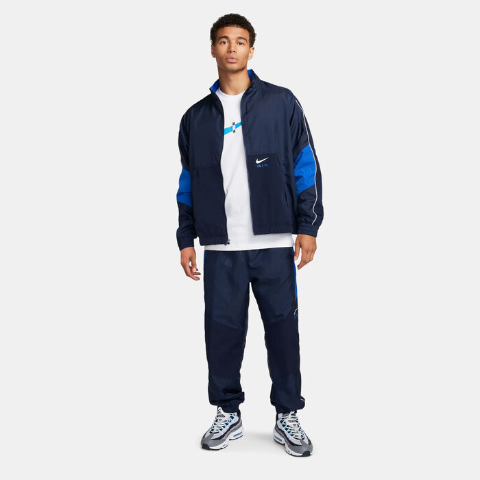 Nike Men's Air Tracksuit Jacket Blue image number 2