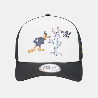 New Era Men's Looney Tunes Daffy Duck Bugs Bunny Trucker Cap Black New Era Men's Looney Tunes Daffy Duck Bugs Bunny Trucker Cap Black