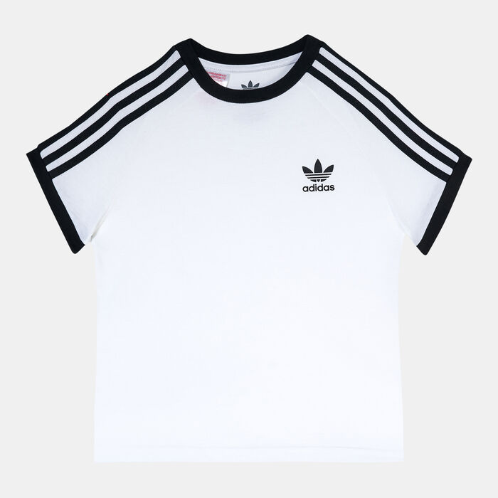 adidas Originals Kids’ Adicolor 3-Stripes T-Shirt White adidas Originals Kids’ Adicolor 3-Stripes T-Shirt White image number 0