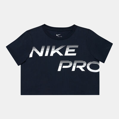 Nike Kids' Dri-FIT Sport Essential+ Cropped Training T-Shirt (Older Kids) Black