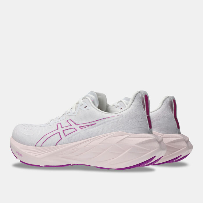 ASICS Women's NOVABLAST 4 Running Shoes White ASICS Women's NOVABLAST 4 Running Shoes White image number 2