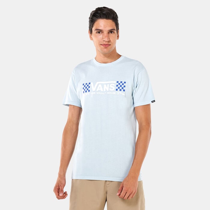 Vans Men's Sketchy Past Premiums T-Shirt Blue Vans Men's Sketchy Past Premiums T-Shirt Blue image number 0