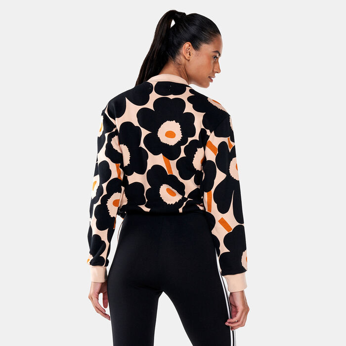 adidas Originals Women's Marimekko Allover Print Sweatshirt Multi image number 1