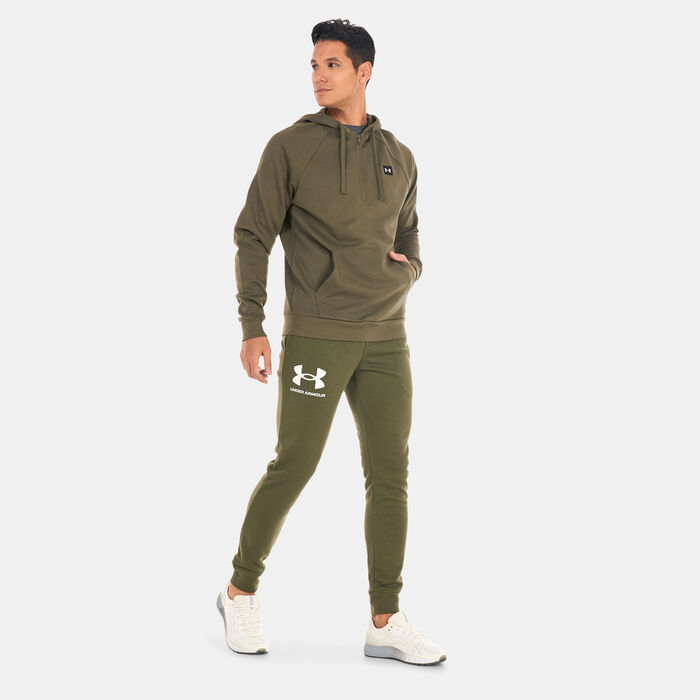 Under Armour Men's Rival Terry Sweatpants Green Under Armour Men's Rival Terry Sweatpants Green image number 2