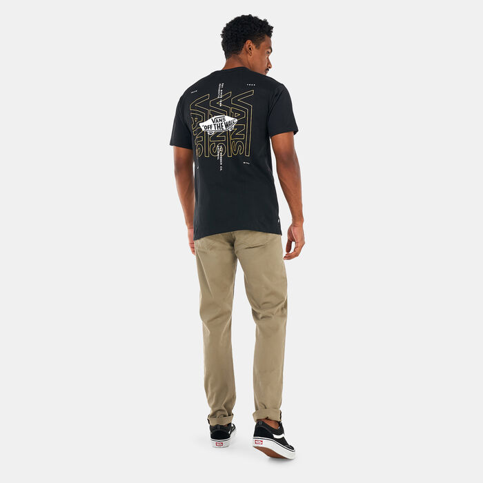 Vans Men's Off The Wall Logo Back T-Shirt Black Vans Men's Off The Wall Logo Back T-Shirt Black image number 2
