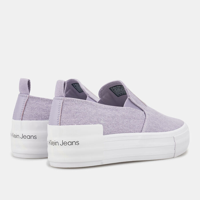 Calvin Klein Women's Bold Vulcanised Flatfrom Slip On Shoe Purple Calvin Klein Women's Bold Vulcanised Flatfrom Slip On Shoe Purple image number 2