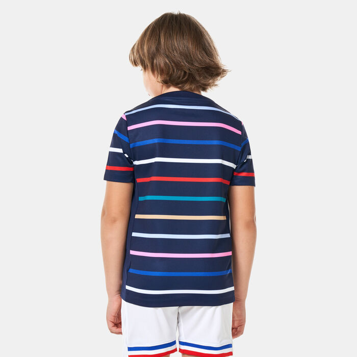 Nike Kids' FFF (France) Academy Pro Dri-FIT Pre-Match Home Football Blue Nike Kids' FFF (France) Academy Pro Dri-FIT Pre-Match Home Football Blue image number 3