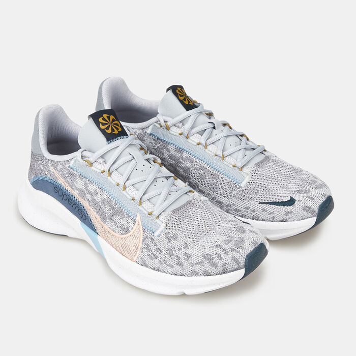 Nike Men's SuperRep Go 3 Next Nature Flyknit Training Shoes Grey Nike Men's SuperRep Go 3 Next Nature Flyknit Training Shoes Grey image number 1