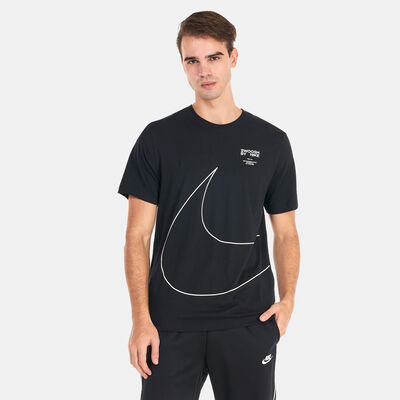 Nike Men's Sportswear Big Swoosh 2 T-Shirt Black