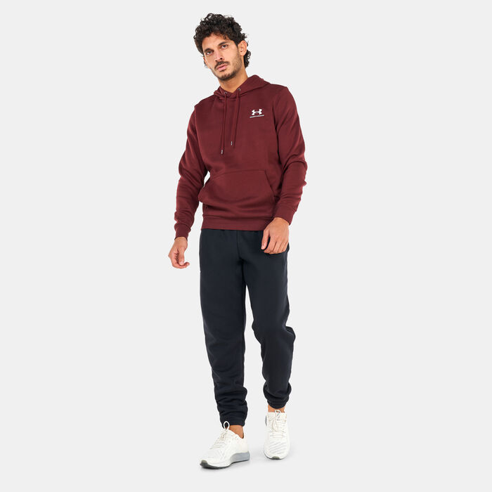 Under Armour Men's UA Essential Fleece Joggers Black image number 2