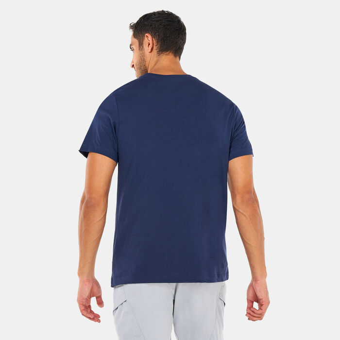 Nike Men's Paris Saint-Germain Crest Soccer T-Shirt Blue Nike Men's Paris Saint-Germain Crest Soccer T-Shirt Blue image number 1