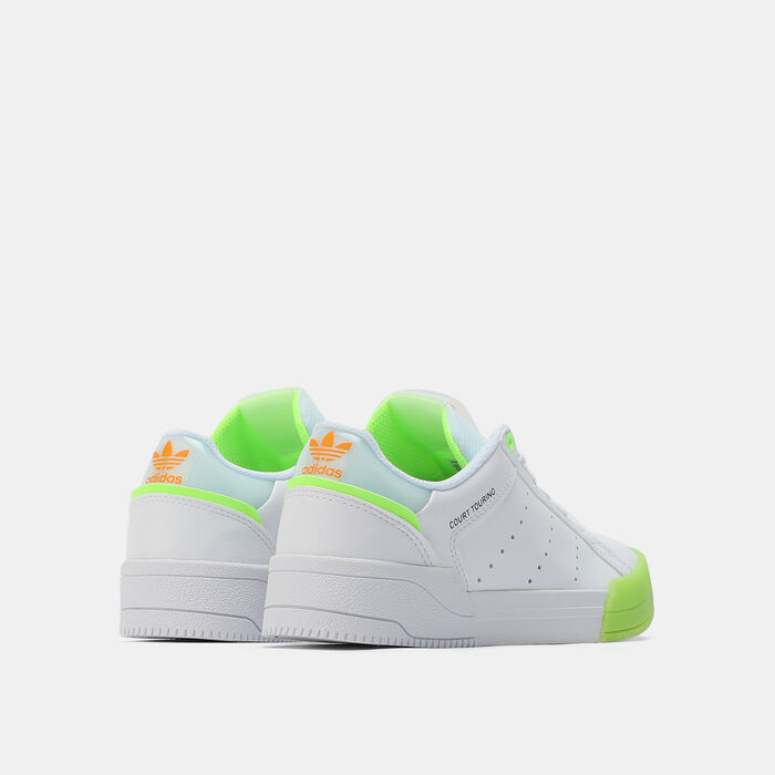 adidas Originals Kids' Court Tourino Shoe White adidas Originals Kids' Court Tourino Shoe White image number 2