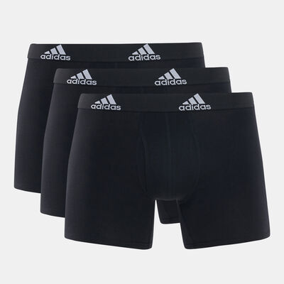 adidas Men's Essentials Logo Boxer Briefs (3 Pack) Black adidas Men's Essentials Logo Boxer Briefs (3 Pack) Black