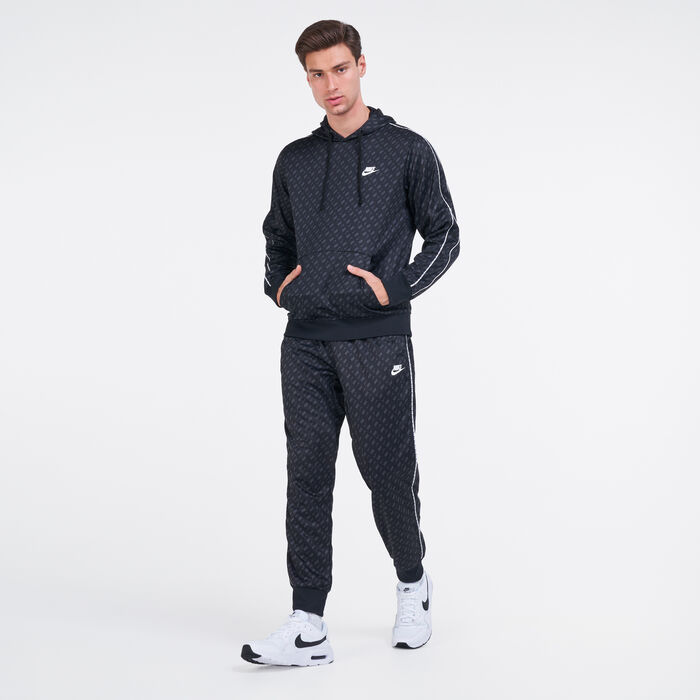 Nike Men's Sportswear Repeat Hoodie Black Nike Men's Sportswear Repeat Hoodie Black image number 2