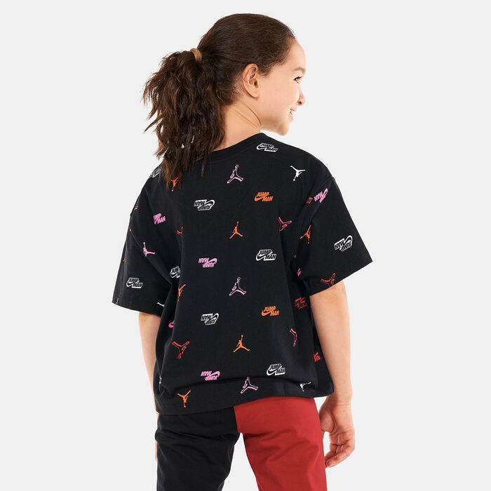 Jordan Kids' Jumpman Allover Print T-Shirt (Older Kids) Black image number 1