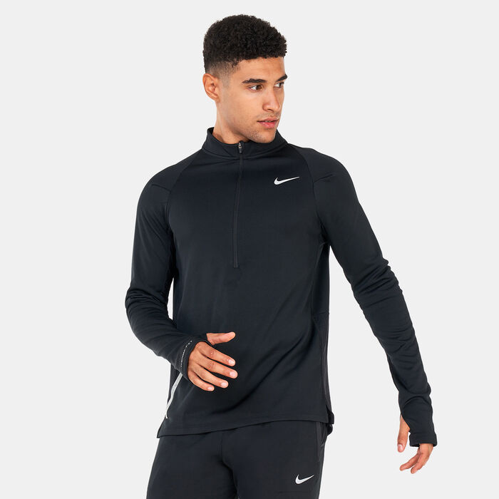 Nike Men's Therma-FIT Run Division 1/2-Zip Running Top Black Nike Men's Therma-FIT Run Division 1/2-Zip Running Top Black image number 0