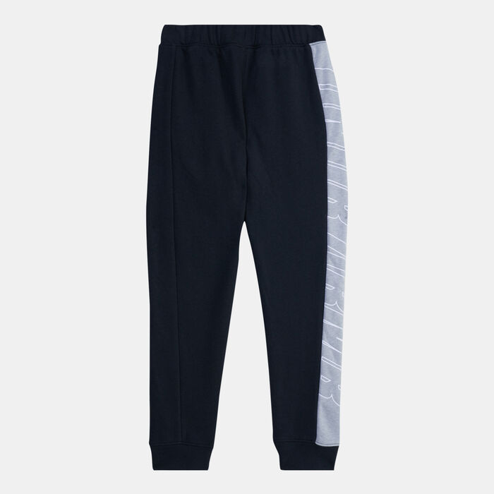 Under Armour Kids' UA Baseline Fleece Pants Black image number 1